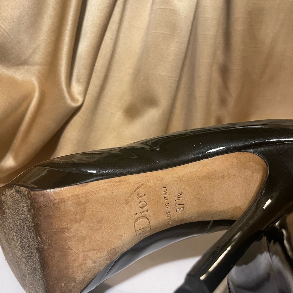 Dior Patent Open Toe Stilettos. Authentic. Euc - image 6